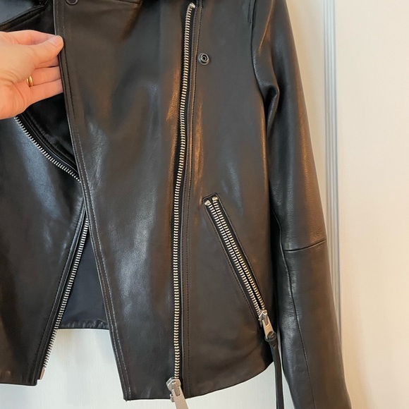 AllSaints Dalby Leather Jacket - Picture 2 of 8